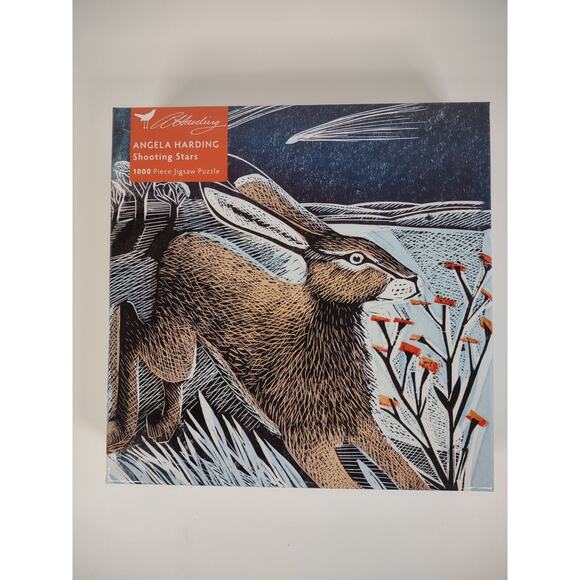 Adult Jigsaw Puzzle Angela Harding Shooting Stars Rabbit 1000 Pieces Complete* - Picture 3 of 8